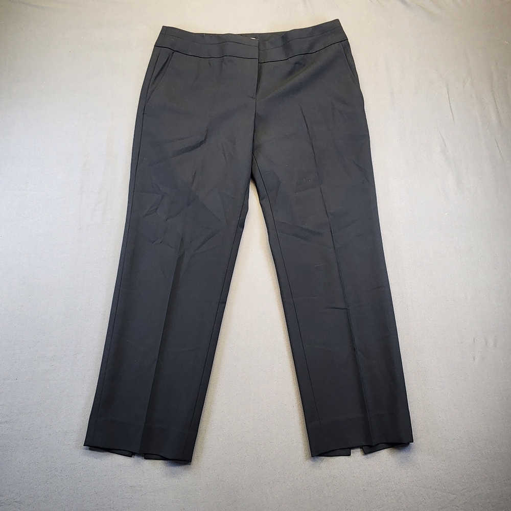 Ann‎ Taylor LOFT Marisa Black Dress Pants Sz 6 Professional Work Career Trousers